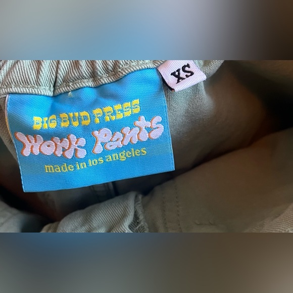 Big Bud Press Work Pants Women’s size XS Olive Green Shorts - Picture 4 of 7